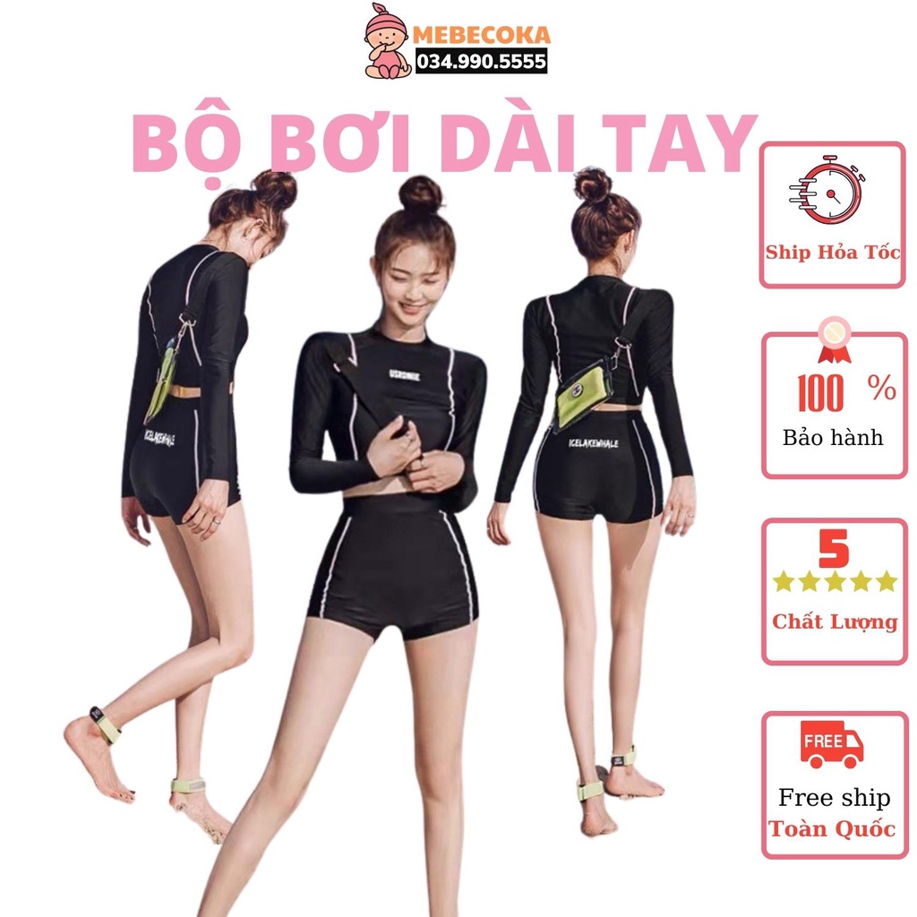 BIKINI LOẠI ĐẸP ,Đồ bơi nữ 2 mảnh áo dài tay,chống nắng chống tia UV tuyệt đối, Bộ tập GYM 🌊