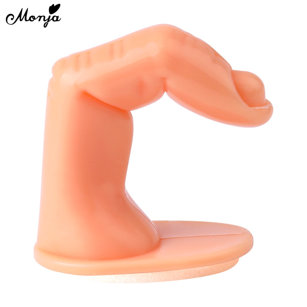 MONJA [Hàng mới về] Bộ 1/2/5 ngón tay giả dùng để luyện tập vẽ móng acrylic tiện lợi