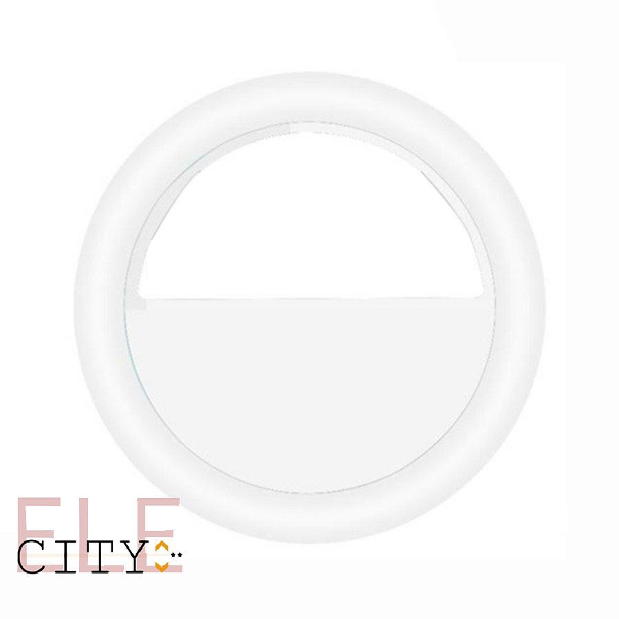 ✨ELE✨Selfie Clip RGB LED Ring Light Ring Rechargeable Battery For Smartphone