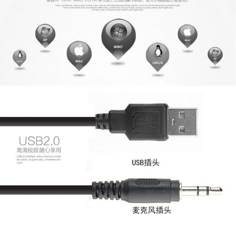 Webcam 480P cổng USB kèm micro tiện dụng cho laptop | BigBuy360 - bigbuy360.vn