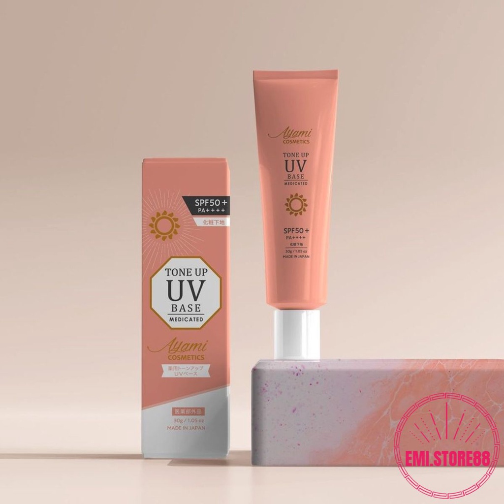 Kem Chống Nắng Cao Cấp Nhật Bản Nâng Tone Da AYAMI COSMETICS TONE UP UV CREAM SPF 50 PA++++ (30G)