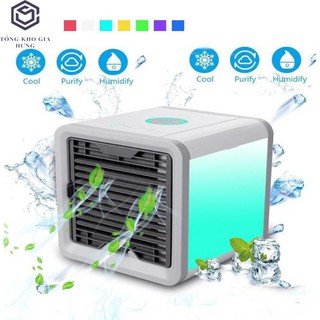 Điều hòa mini - quạt điều hòa hơi nước để bàn - máy lạnh mini giá rẻ để bàn có khay đựng nước QDH02
