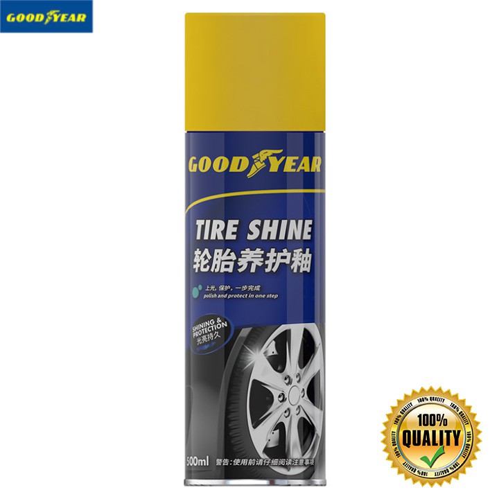 Bình xịt phục hồi và làm bóng lốp xe hơi, ô tô cao cấp nhãn hiệu Goodyear: Mã sản phẩm GY-3166