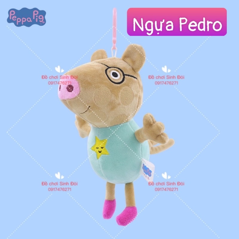 Thú bông các nhân vật heo peppa - 1 con ngẫu nhiên