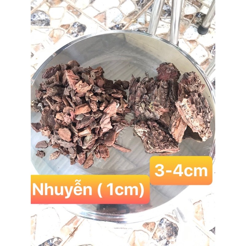 [ 100% Như Hình ] Vỏ Thông NewZita 1cm Đã Qua Xử Lý Dùng Rải Mặt Ươm Kie - Vỏ Thông Trồng Phong Lan - Giá Thể Trồng Lan