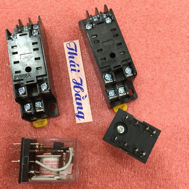 2 bộ relay 220 v -5 A-8 chân nhỏ