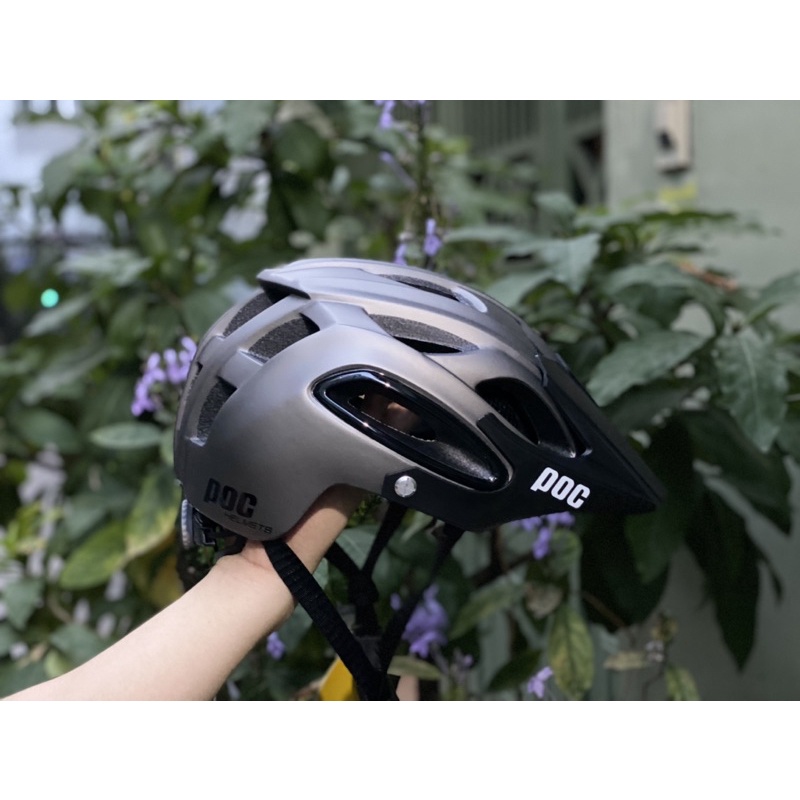 MŨ BẢO HIỂM POC P07 XÁM TITAN CỰC ĐẸP, TẶNG TÚI ĐỰNG POC