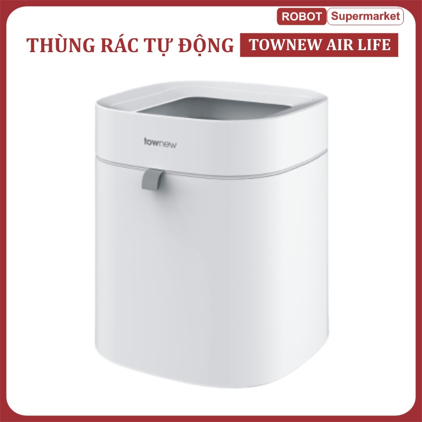 Thùng Rác Tự Động Thông Minh TOWNEW T AIR LITE- Tự động đóng gói rác – Dung Tích Siêu Lớn 16.6L - Bảo hành 12 tháng