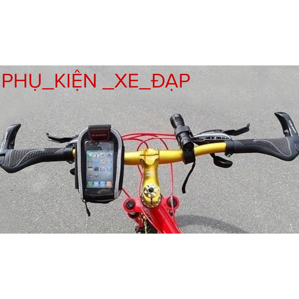 Bộ 2 Bọc Cầm Tay Lái Xe Đạp Cao Su Chống Trơn Trượt, Tay nắm sừng trâu xe đạp 2 màu cao cấp