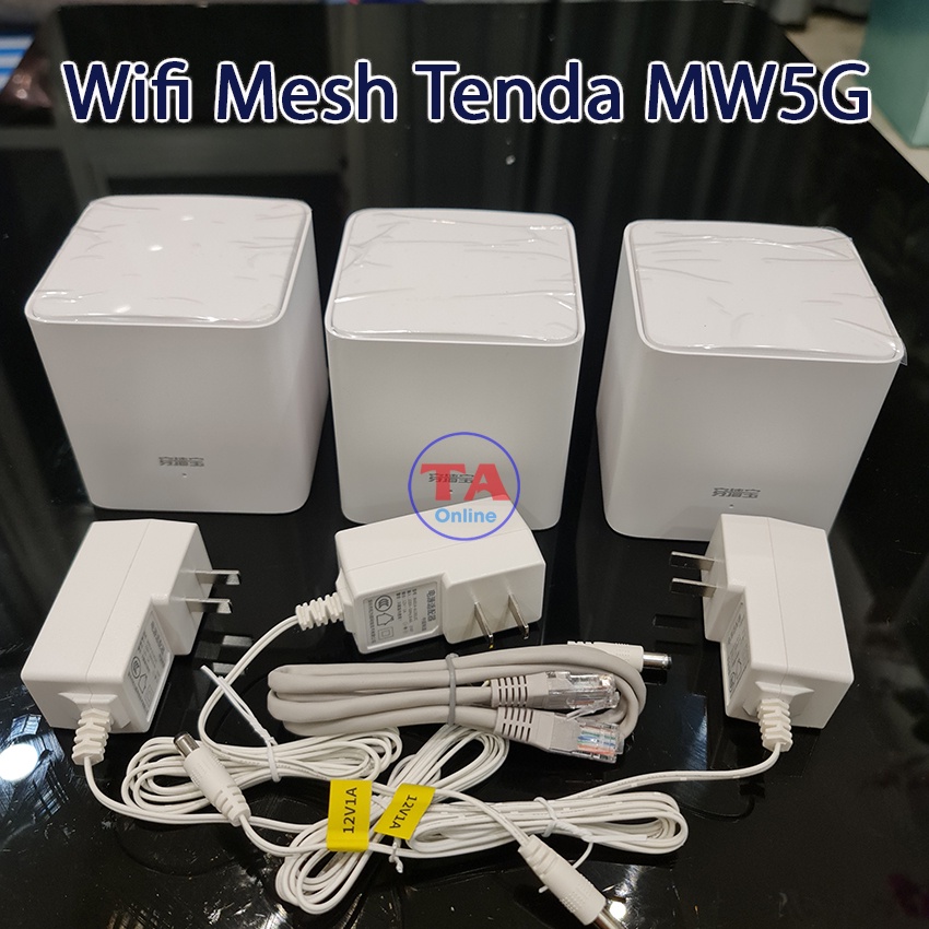 Wifi Mesh Tenda MW5G Cổng WAN LAN 1Gb Giải Pháp Wifi Cho Căn Hộ Nhà Phố