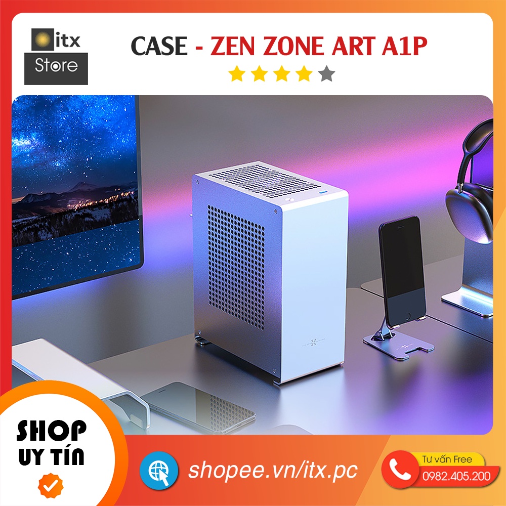 [ITX Store] - UPDATE 2022 Case mini ITX Zen Zone World Art A1P Plus | BigBuy360 - bigbuy360.vn