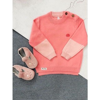 Áo len sợi cotton cài vai momma