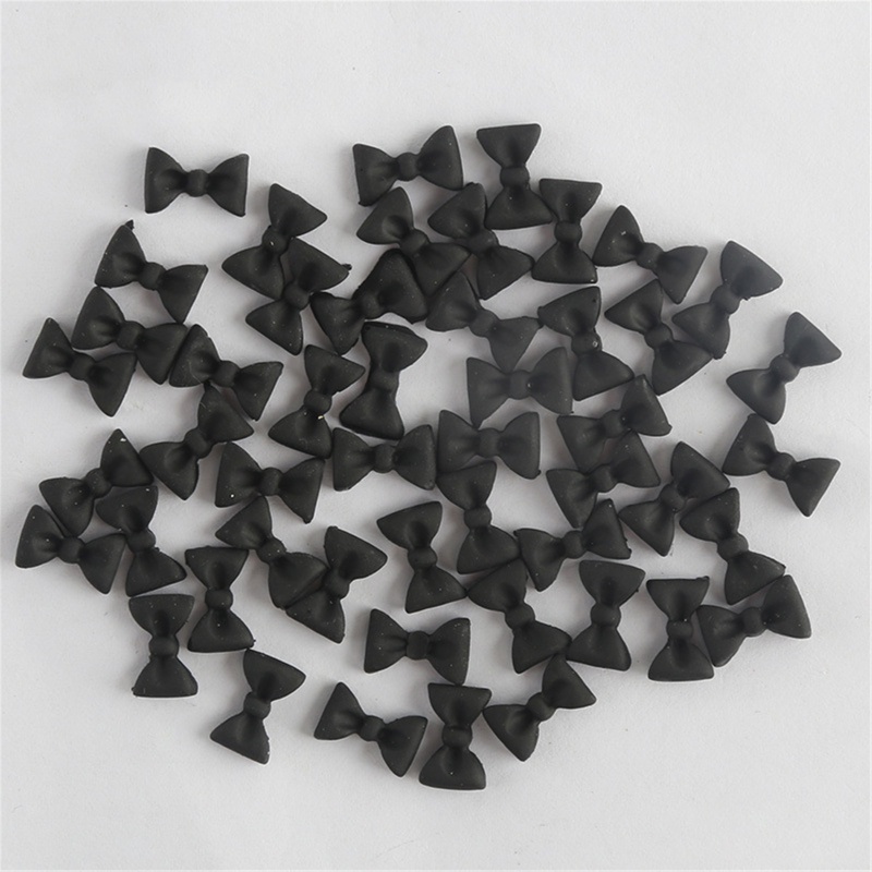 Set 50 Nơ 3D Bằng Nhựa Dùng Trang Trí Móng Tay Nghệ Thuật DIY