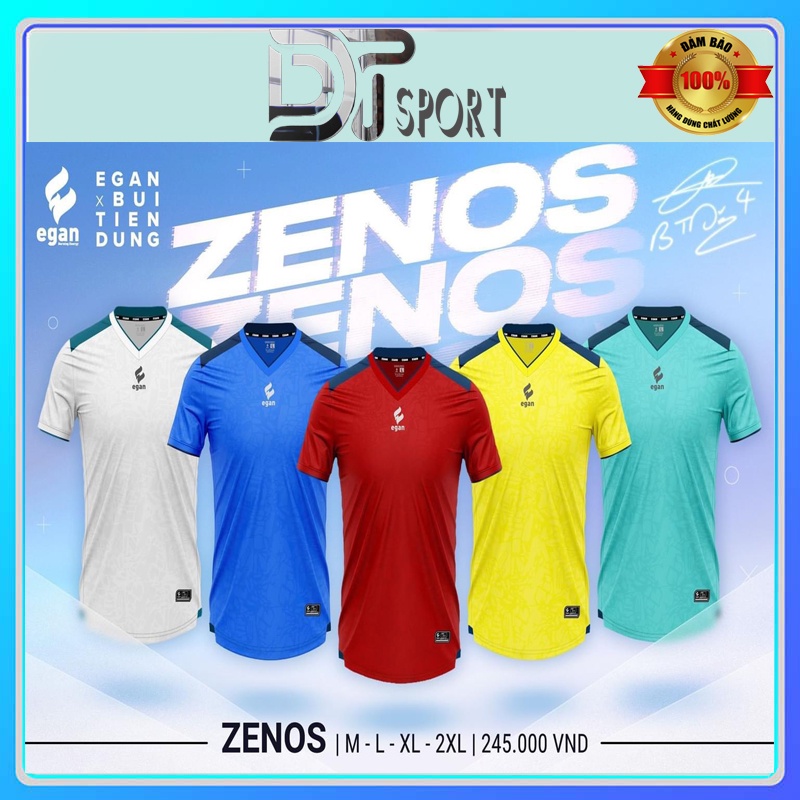 Bộ Quần Áo Bóng Đá Egan Zenos Vân Nổi Bắt Mắt Và Mãnh Mẽ