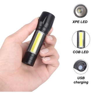 ĐÈN PIN MINI  FLASHLIGHT USB CREE Q5
