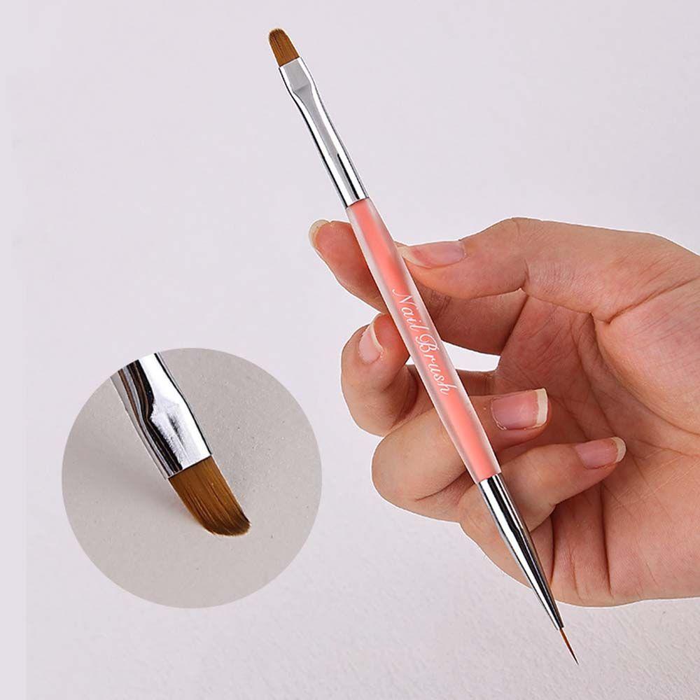 QQMALL Cọ Vẽ Móng Hai Đầu Chuyên Nghiệp Cho Salon