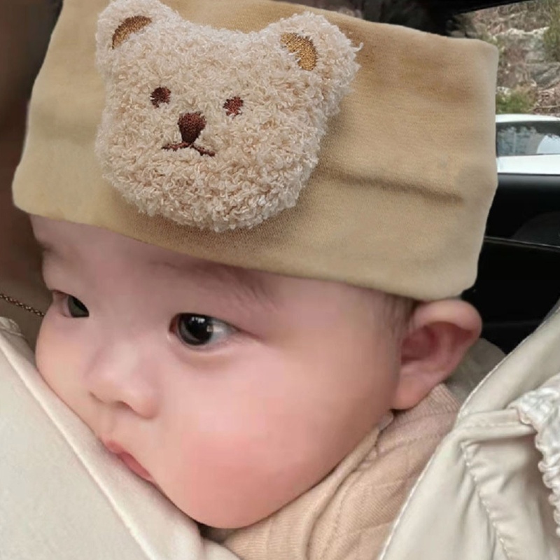 Băng Đô Co Giãn Hình Gấu Hoạt Hình Đáng Yêu Cho Bé