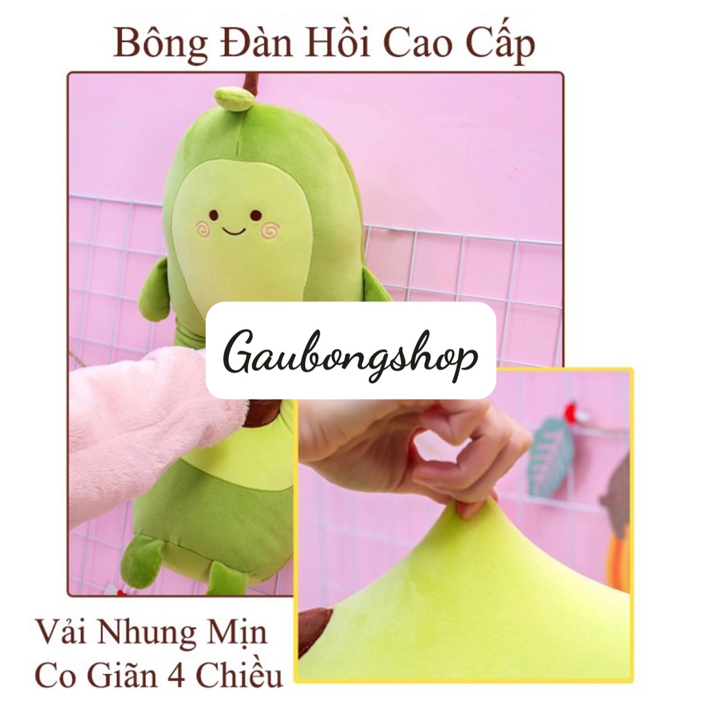 Gấu Bông Quả Bơ Làm Gối Ôm Cho Bé size siêu siêu to 75cm/1m/1m2 gaubongshop.vn - m043