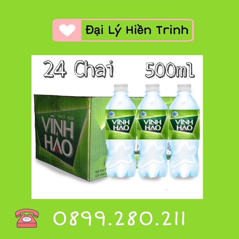 Vĩnh Hảo Khoáng Có Gas 24 chai