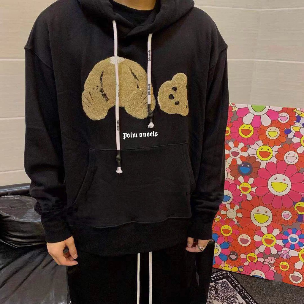 ⚡️[CHỈ 1 NGÀY] - Áo hoodie palm angels kill bear black cao cấp full tag túi, áo hoodie palm angels | BigBuy360 - bigbuy360.vn