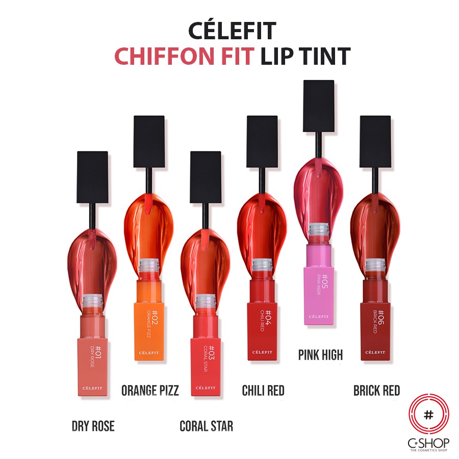 Son CÉLEFIT Chiffon Fit Lip Tint 3g | BigBuy360 - bigbuy360.vn