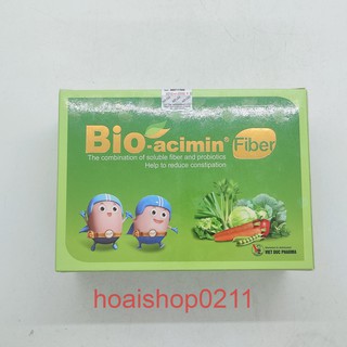 Men vi sinh Bio-acimin Fiber bổ sung chất xơ, men vi sinh cải thiện táo bón