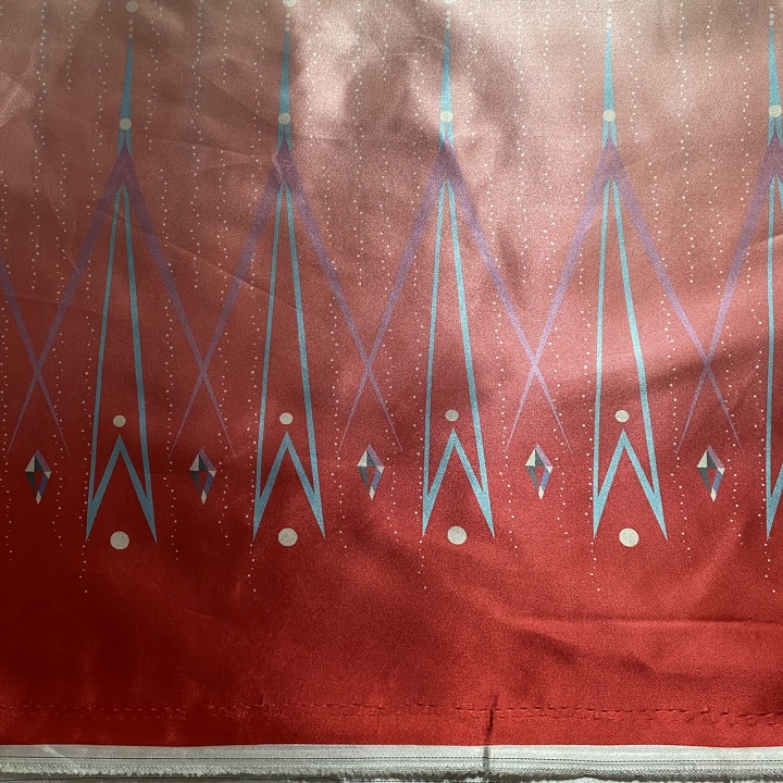 Vải Phi Bóng Bông Chân 2 Đầu Khổ 1m5, Chất Vừa Phải, Bóng Láng, Rũ, Không Co Giãn, Không Cần Lót.