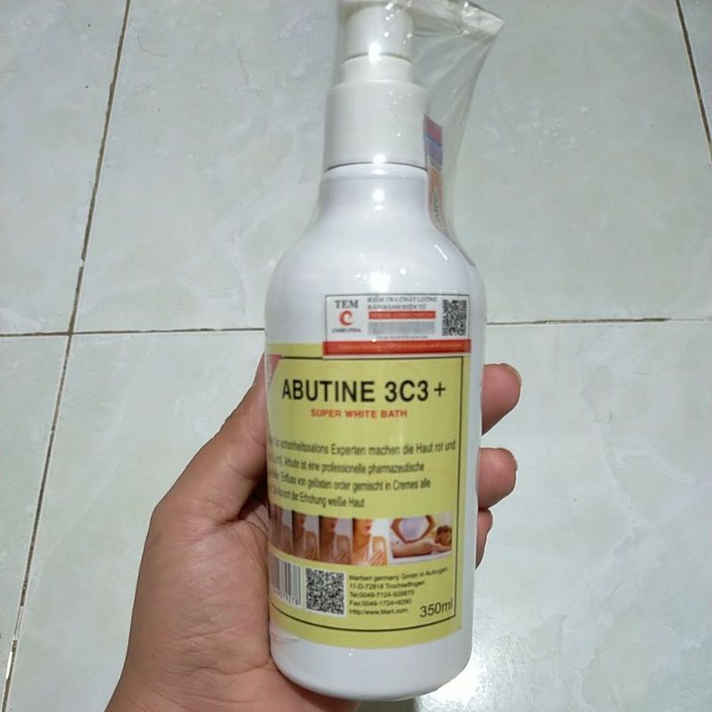 Kem ủ trắng Abutine 3c3 350ml