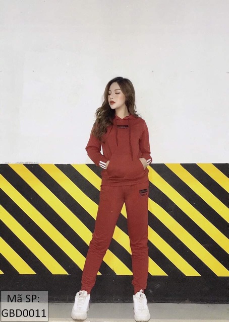 Bộ thể thao có mũ mùa đông cho nữ | BigBuy360 - bigbuy360.vn