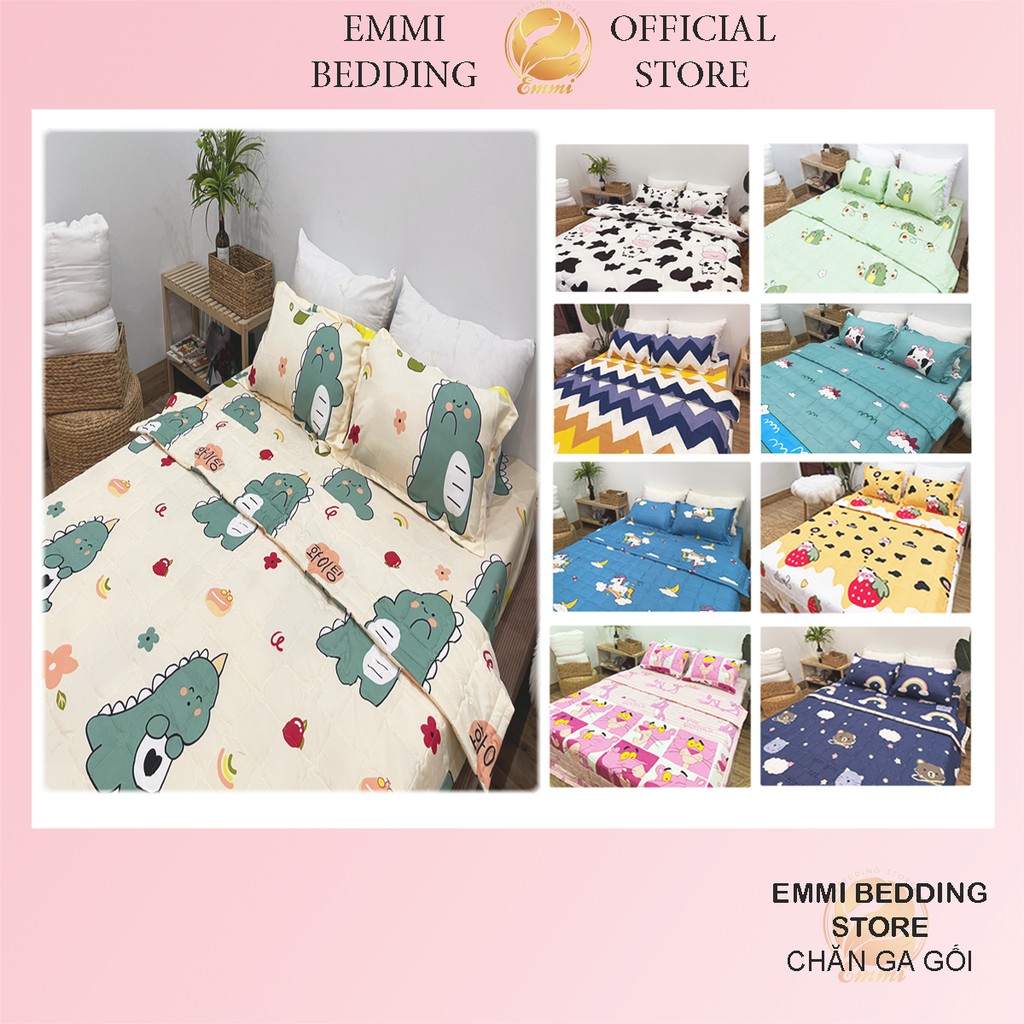 Bộ chăn hè ga gối cotton poly EMMIBEDDING STORE