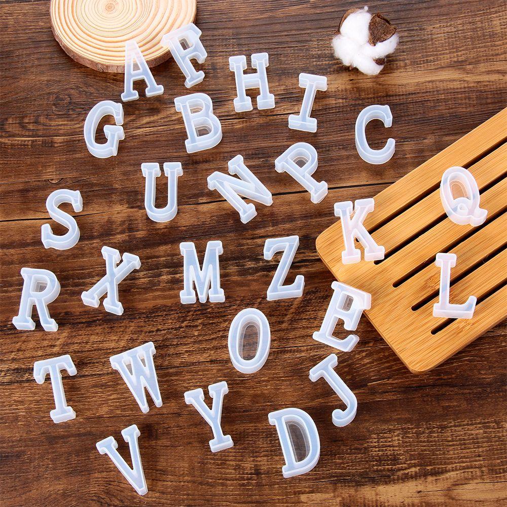 Khuôn Nhựa Làm Mặt Dây Chuyền Hình Chữ Cái Từ A-Z