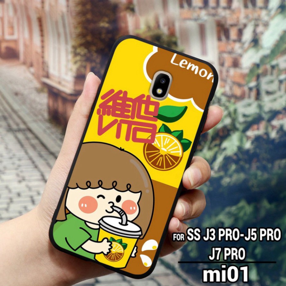 [HÀNG MỚI] Ốp lưng SAMSUNG GALAXY J3 PRO - J5 PRO - J7 PRO - J7 PLUS in hình Roro Jump dễ thương