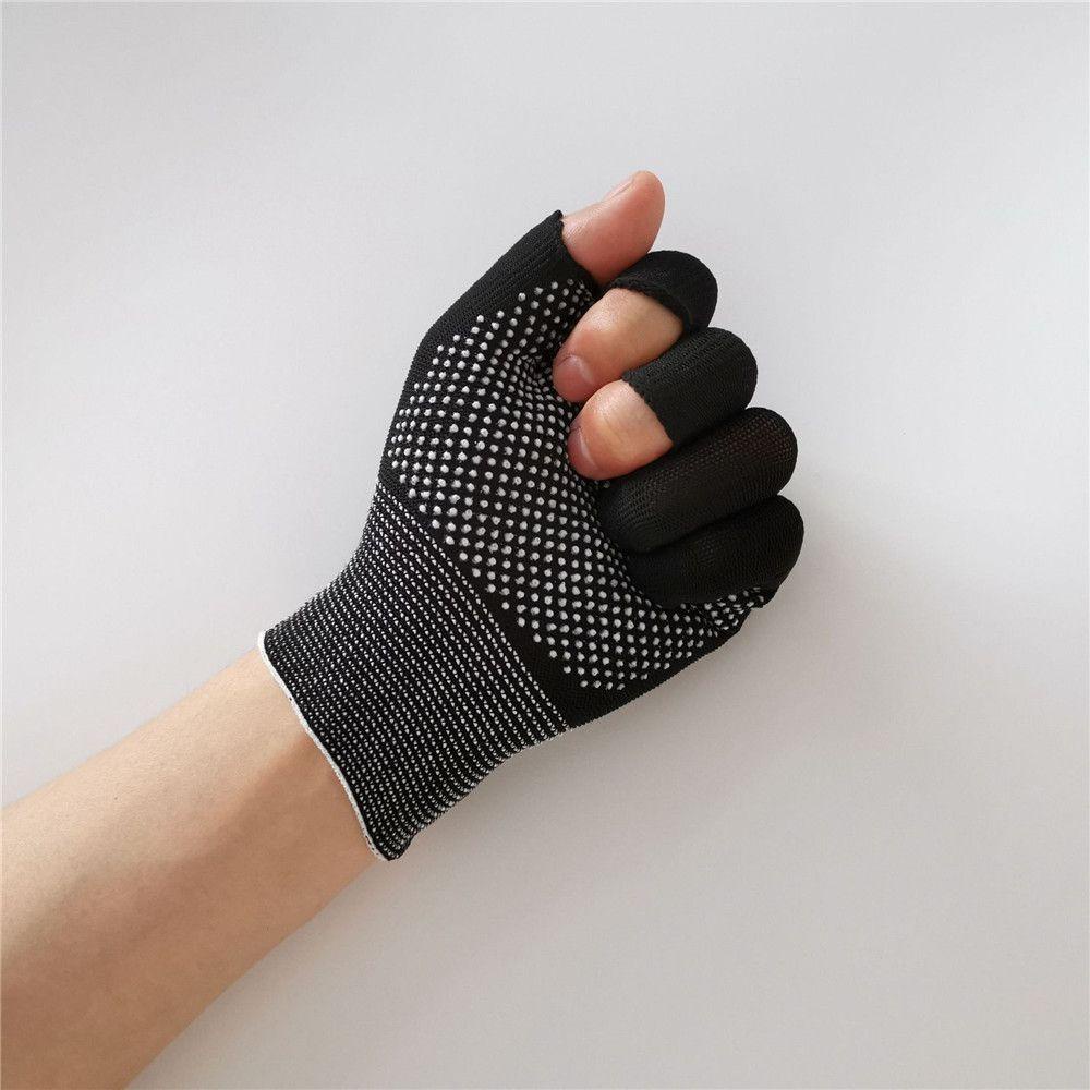 Găng Tay Hở Ngón Chống Nắng / Chống Trượt Khi Câu Cá