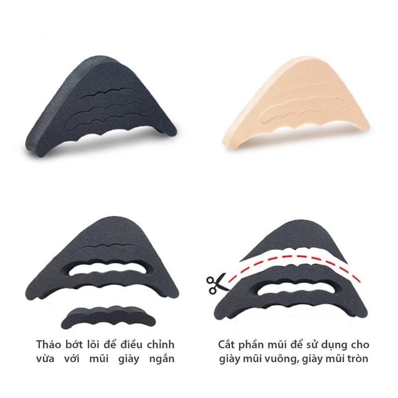 Lót giày chống đau chân và rộng giày