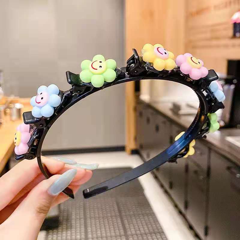 Băng đô đính hoa dễ thương phong cách Hàn Quốc cho nữ