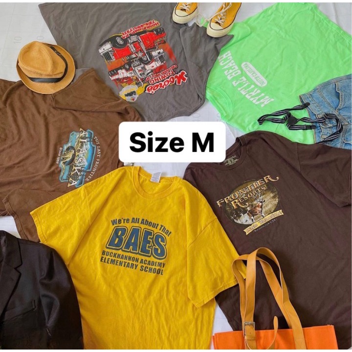 Áo Thun Mỹ Secondhand 2hand Chọn Mẫu Qua Ảnh, Áo Phông Mỹ Unisex 2hand Hàng Tuyển Nam Nữ Giá Rẻ