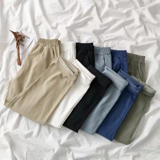 Quần baggy thô cạp chun ulzzang