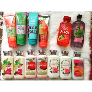 Sữa tắm, body lotion, body cream Bath & Body Works