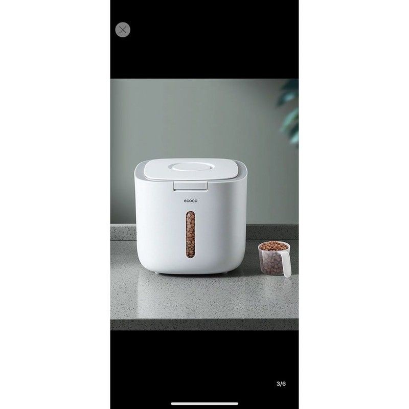Thùng đựng gạo, đựng đồ khô 10kg ECCOCO thông minh 2005