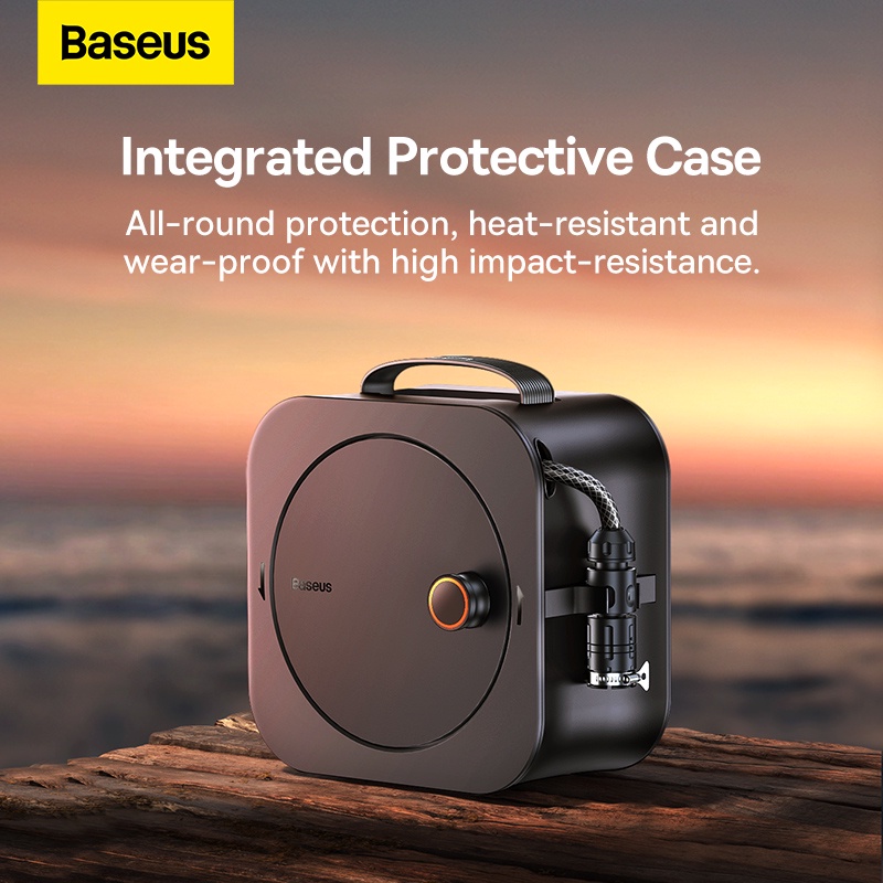 [HÀ NỘI] Bộ Vòi Xịt Rửa Ô Tô Tăng Áp Baseus GF8 Self-storage Water Spray