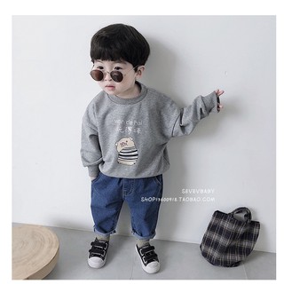 CÓ SẴN - QUẦN JEAN PHONG CÁCH HÀN QUỐC BÉ TRAI / BÉ GÁI