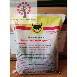 Phân Hữu Cơ Vi Sinh Trichoderma + TE Đầu Trâu HCMK7 1Kg