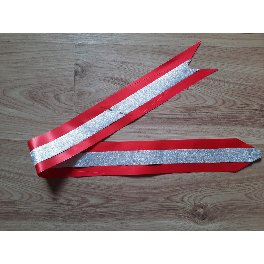 Nơ rút kim tuyến bản to 6.5cm gói hoa và quà trang trí