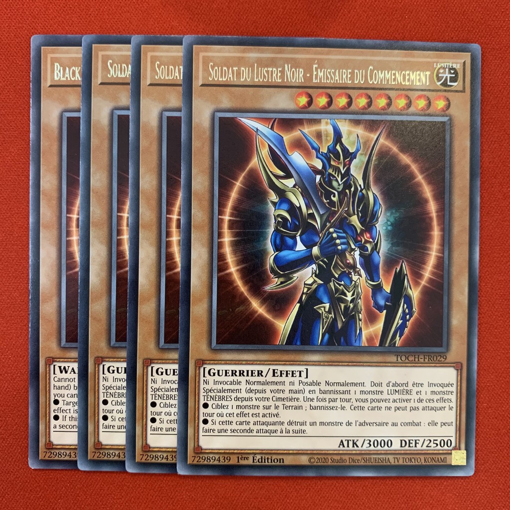 [EN-FR-JP][Thẻ Bài Yugioh Chính Hãng] Black Luster Soldier - Envoy Of The Beginning