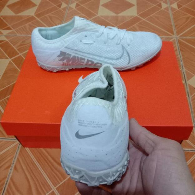 SALE 1.1 Giày Đá bóng  Mercurial Vapor 13 Pro Trắng TF