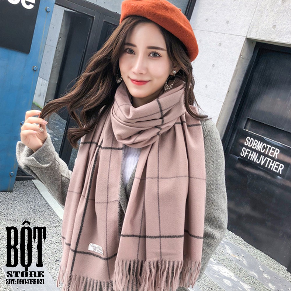 [FREESHIP] Khăn Quàng Cổ Cashmere Nữ Thời trang - Phong cách Hàn Quốc