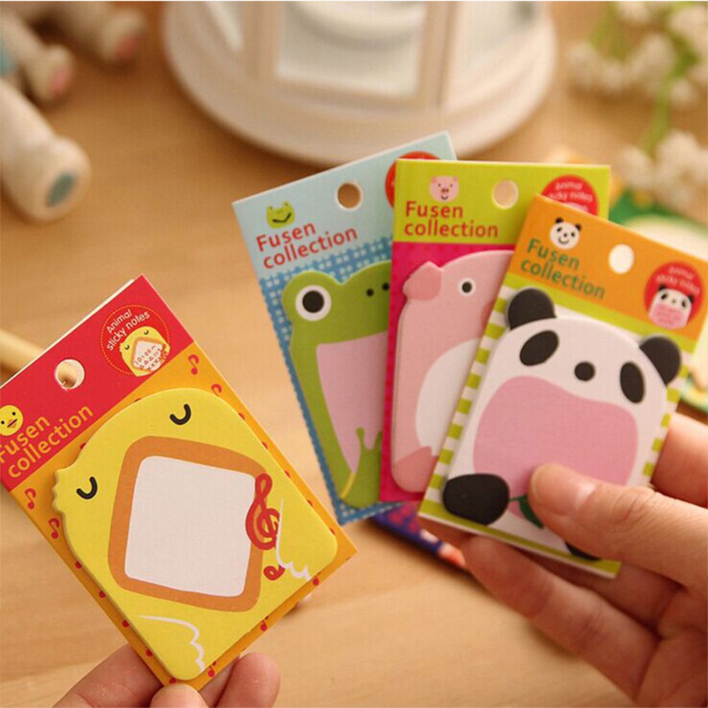 Giấy Nhớ Hình Con Vật Cute T3 HBook1073 (Giao Mẫu Ngẫu Nhiên)