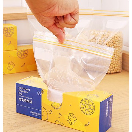 Túi ziplock bảo quản thực phẩm kín giúp thực phẩm luôn tươi mới (NB8)