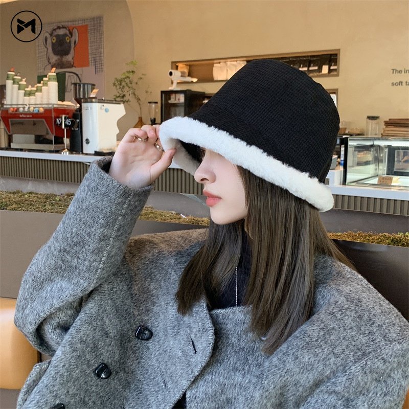 Nón Tai Bèo Len Lông Cừu Ấm Áp Thời Trang Unisex 2022