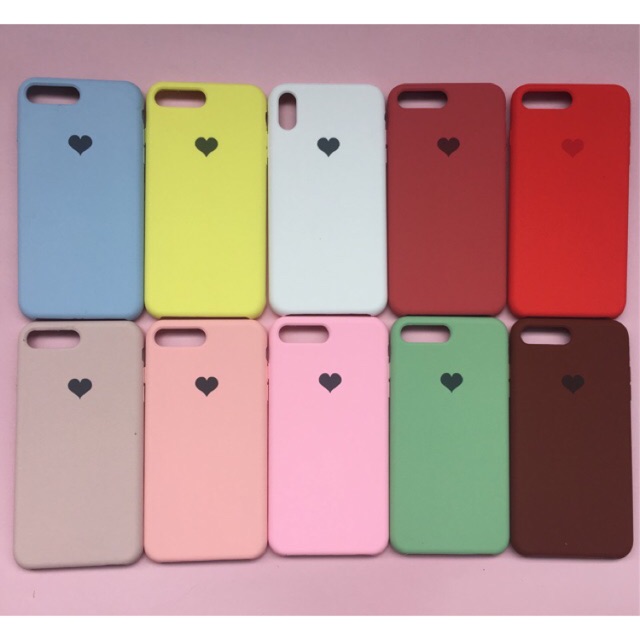 ỐP CHỐNG BẨN ỐP IPHONE LOGO TIM